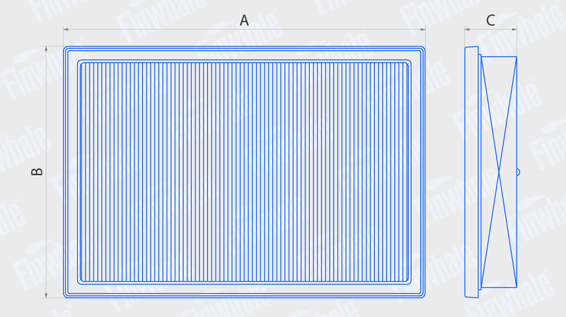 Фильтр воздушный AF958