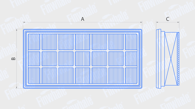 Фильтр воздушный AF968