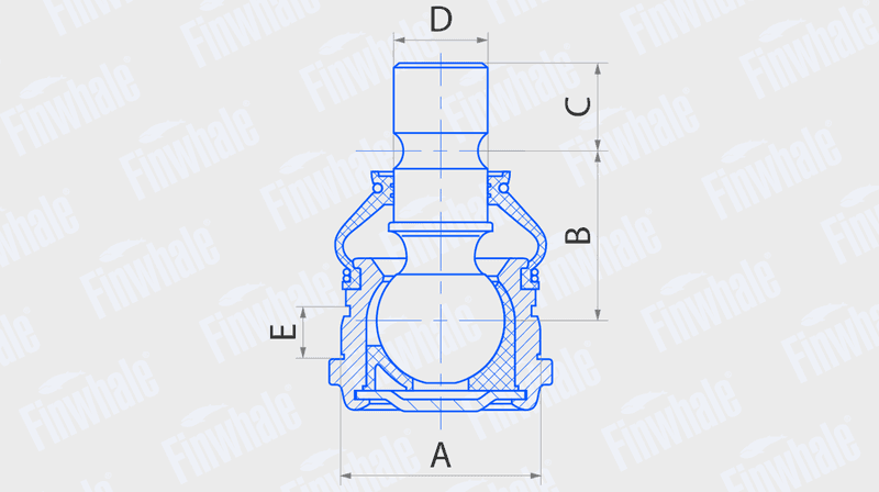 Опора шаровая BJ505