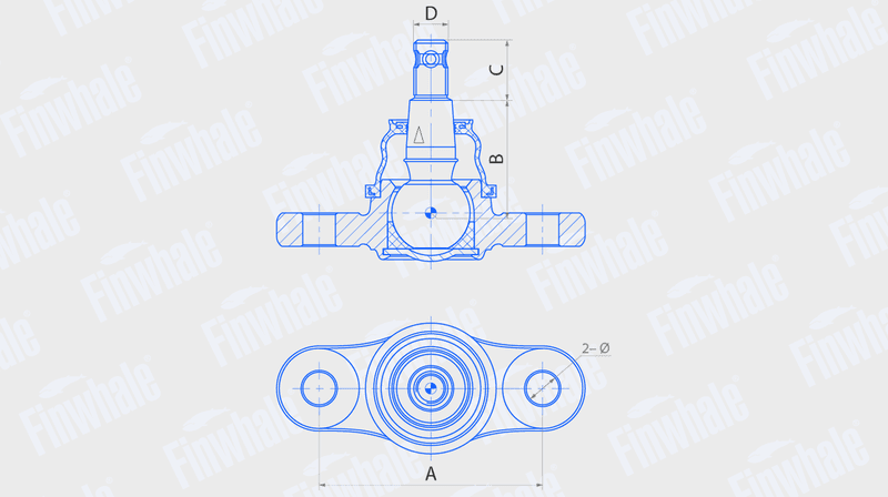 Опора шаровая BJ507