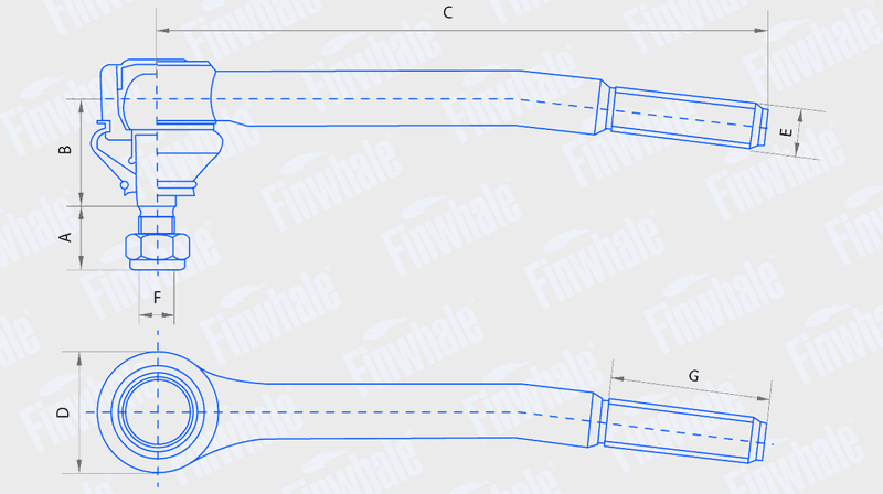 Рулевой наконечник FJ412