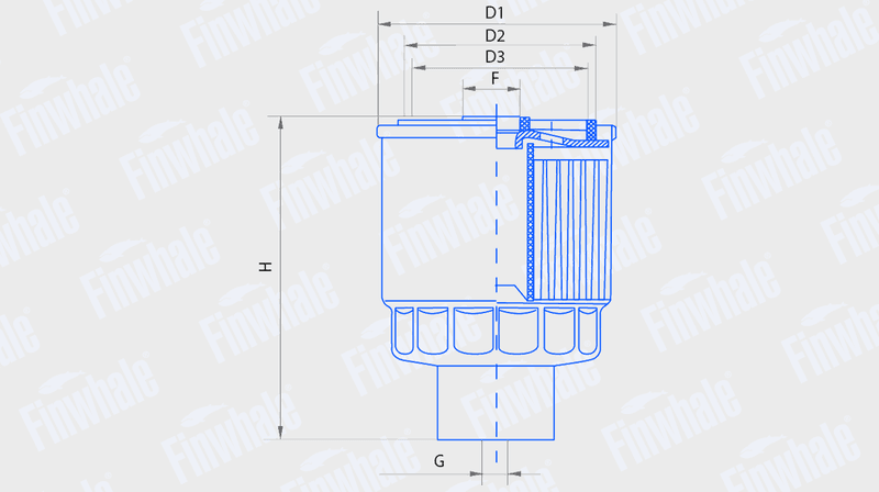 Фильтр топливный  PF722