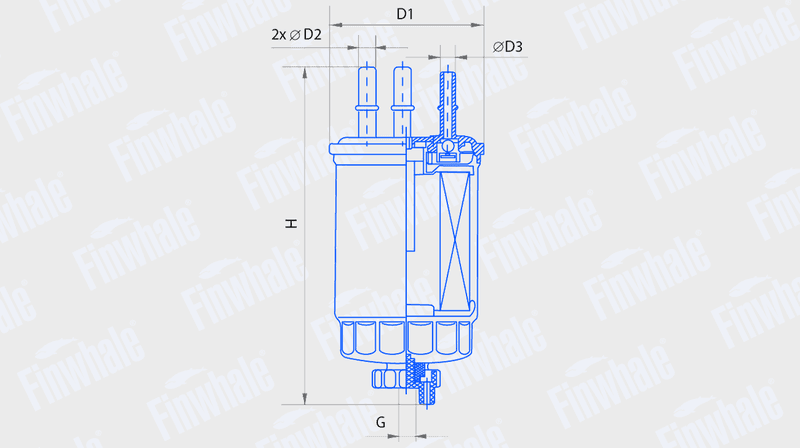 Фильтр топливный  PF801