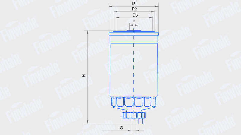 Фильтр топливный  PF902