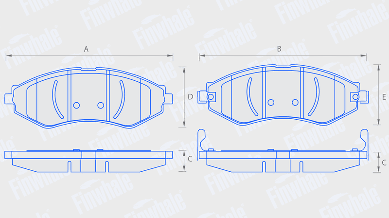 Колодки передние дисковые V1007