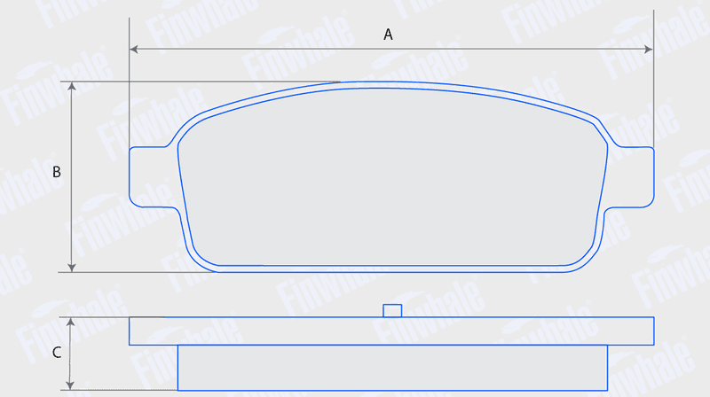 Колодки задние дисковые V1013