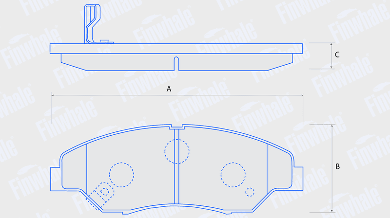 Колодки передние дисковые V1029