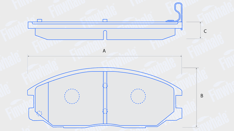 Колодки передние дисковые V1033