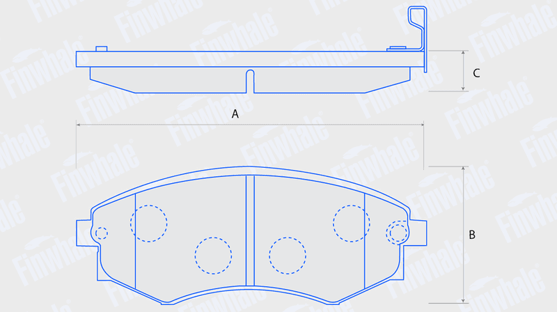 Колодки передние дисковые V1035