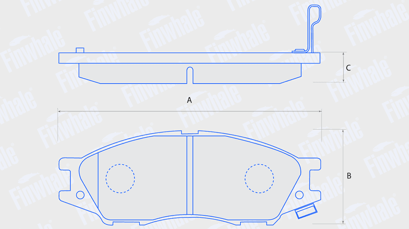 Колодки передние дисковые V1051