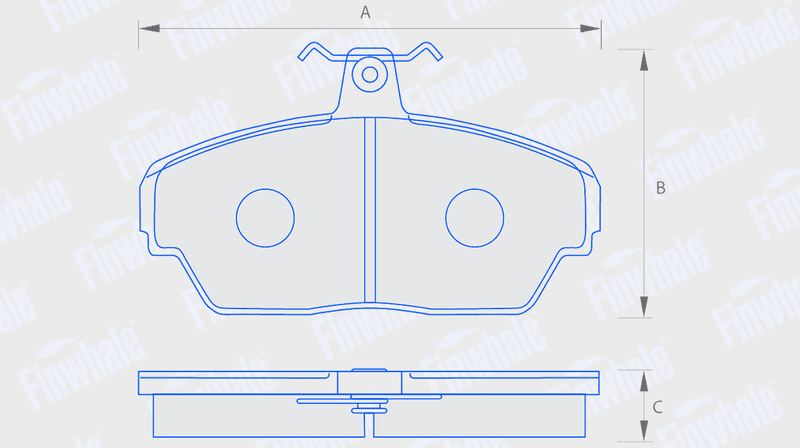 Колодки передние дисковые V202