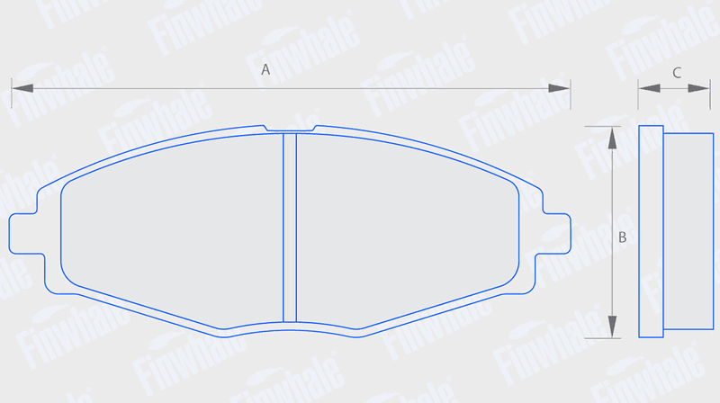 Колодки передние дисковые V436