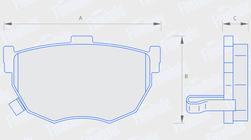 Колодки задние дисковые V625
