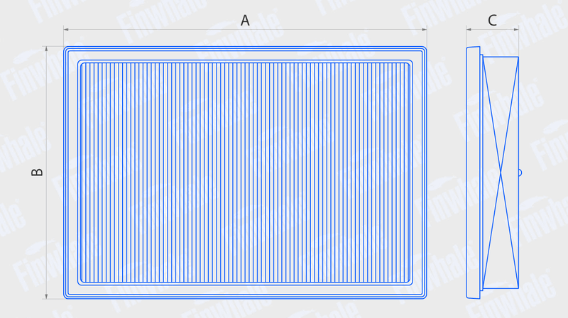 Фильтр воздушный AF958