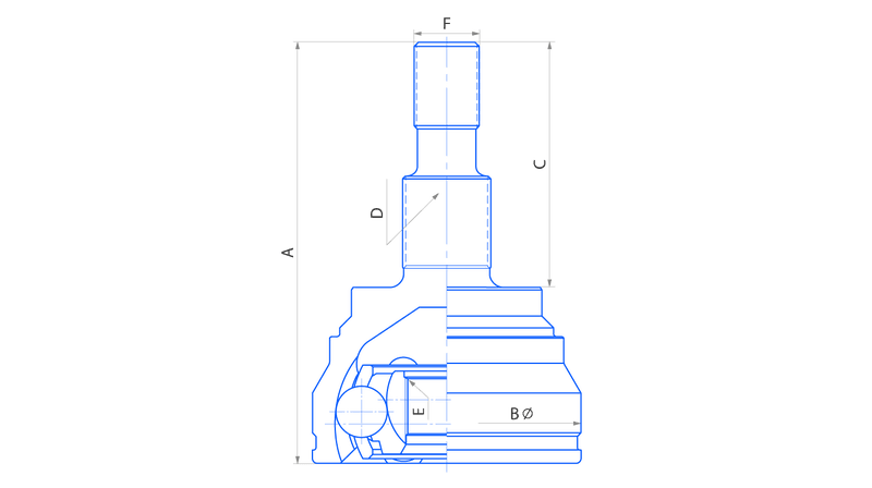 ШРУС наружный FJ256