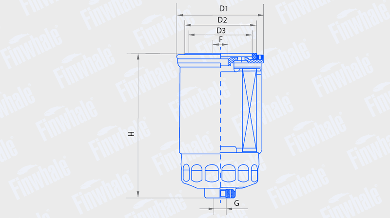 Фильтр топливный  PF718