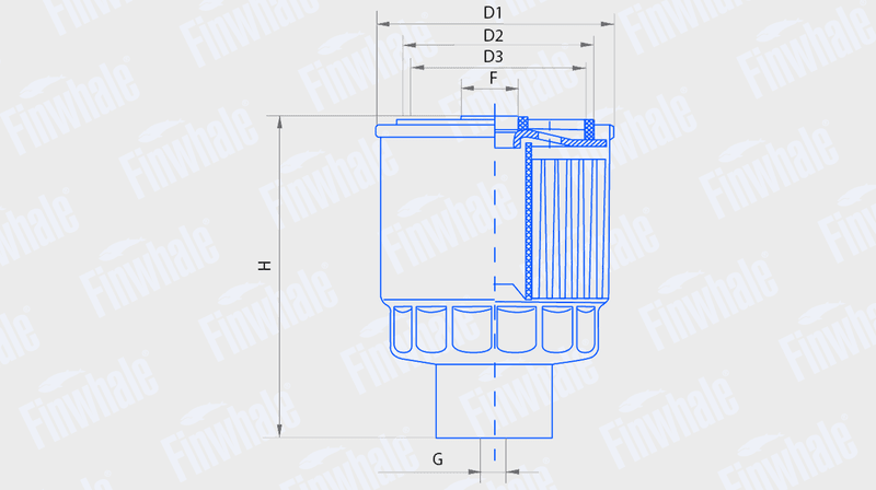 Фильтр топливный  PF722
