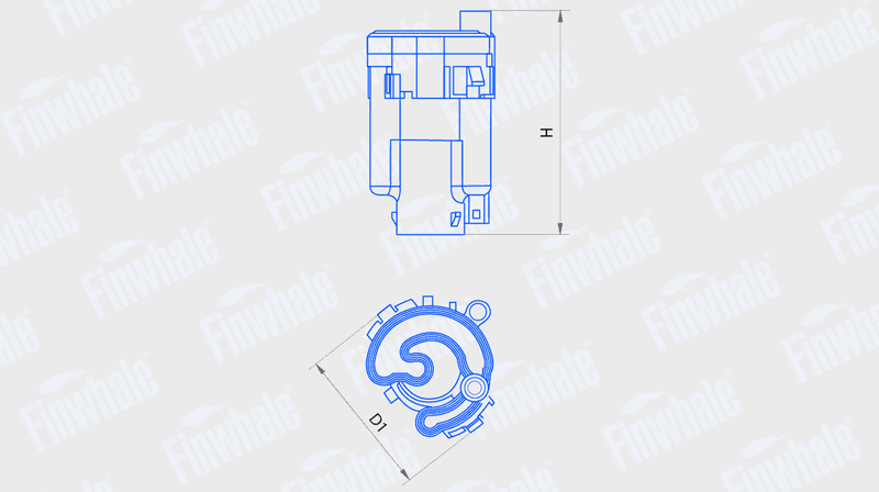 Фильтр топливный PF727