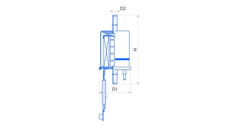 Фильтр топливный PF950