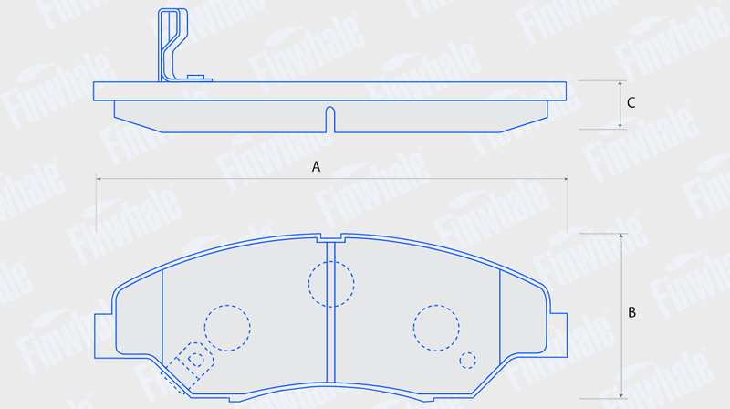 Колодки передние дисковые V1029
