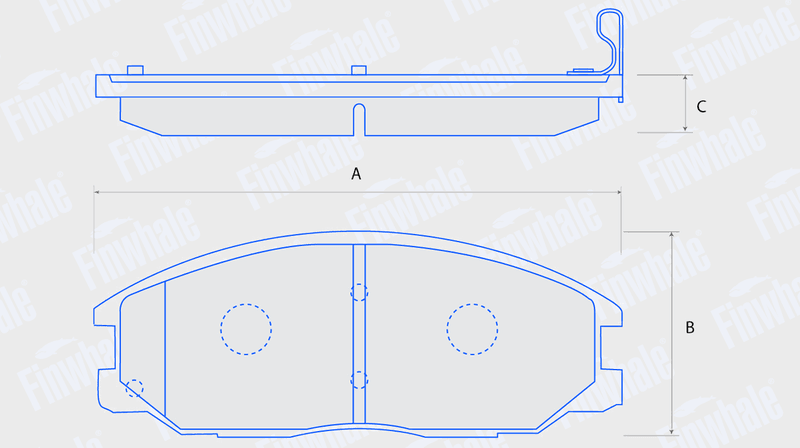 Колодки передние дисковые V1033