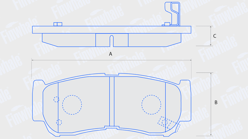 Колодки задние дисковые V1034