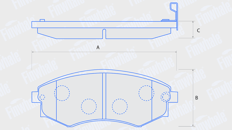 Колодки передние дисковые V1035