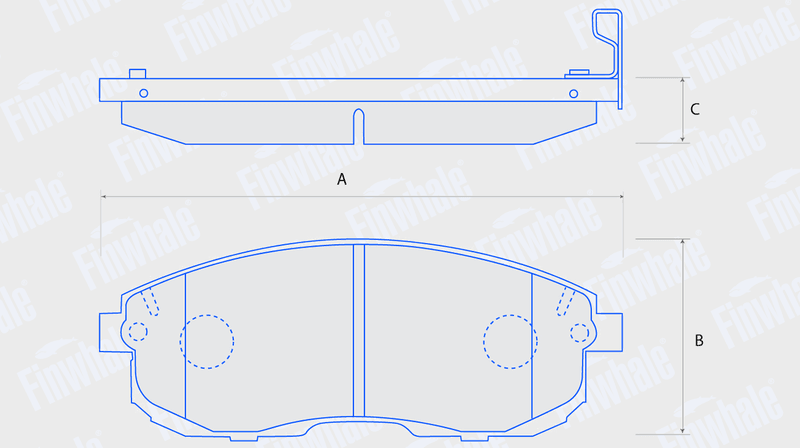 Колодки передние дисковые V1046