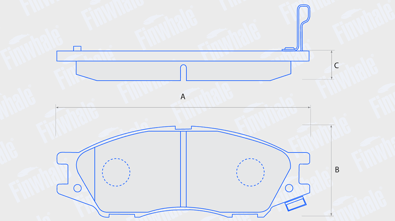 Колодки передние дисковые V1051