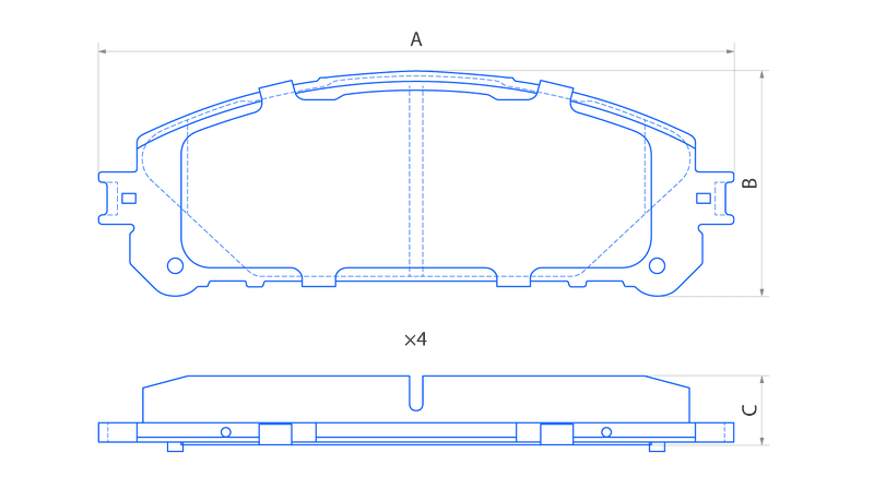 Колодки передние дисковые V1112