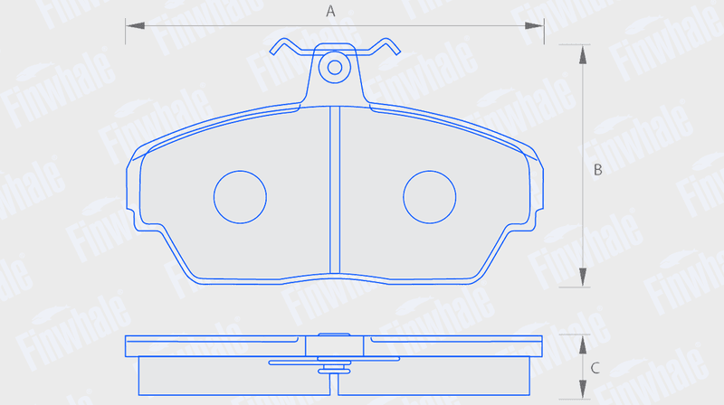 Колодки передние дисковые V202