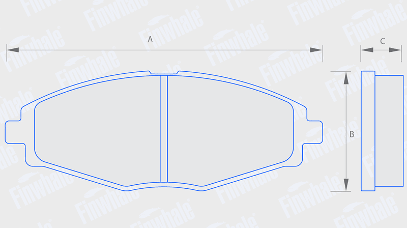 Колодки передние дисковые V436