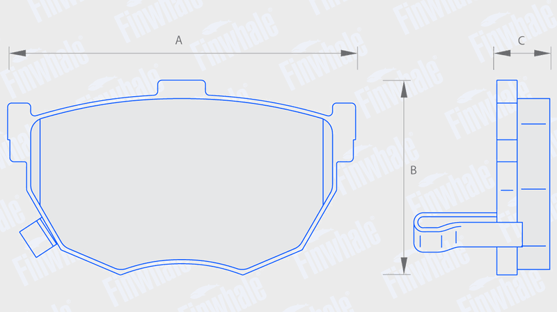 Колодки задние дисковые V625
